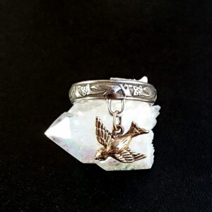 Swallow Bird Charm Ring