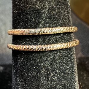 Stackable Ring - Gold Plate Sparkle